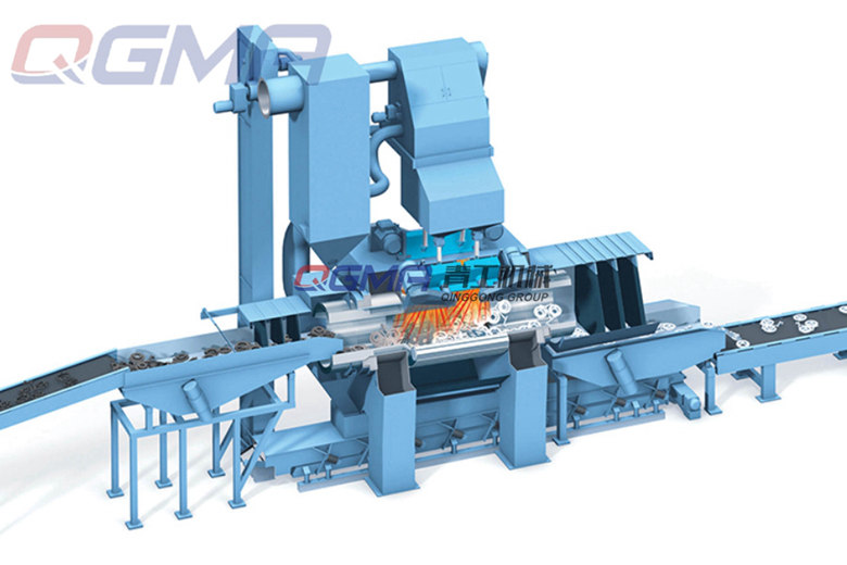 通过式抛丸机?是怎样装置的？